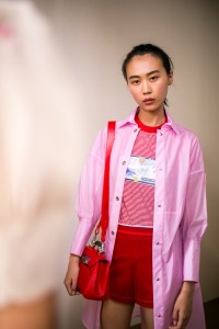 Backstage at Shiatzy Chen RTW Spring 2018
