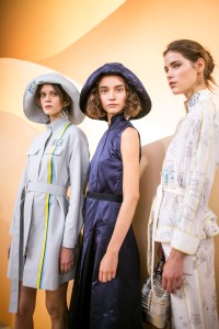 Backstage at Shiatzy Chen RTW Spring 2018