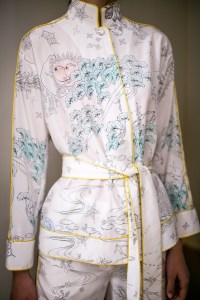Backstage at Shiatzy Chen RTW Spring 2018