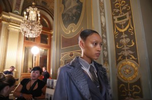 Backstage at Thom Browne RTW Spring 2018