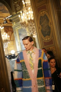 Backstage at Thom Browne RTW Spring 2018