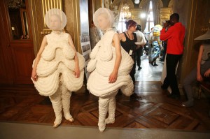 Backstage at Thom Browne RTW Spring 2018