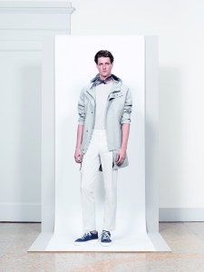 A look from Corneliani’s Spring 2018 collection.