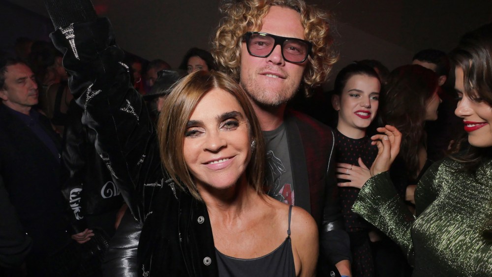 Carine Roitfeld and Peter Dundas