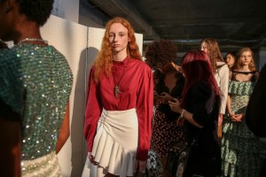 Backstage at Giambattista Valli RTW Spring 2018