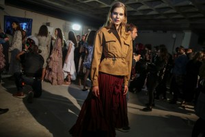 Backstage at Giambattista Valli RTW Spring 2018