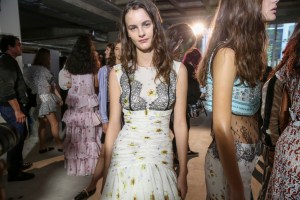 Backstage at Giambattista Valli RTW Spring 2018