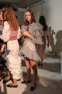 Backstage at Giambattista Valli RTW Spring 2018