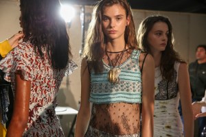 Backstage at Giambattista Valli RTW Spring 2018