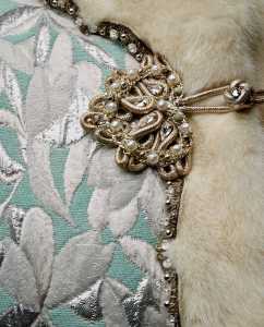 Oscar de la Renta, Coat and Dress Ensemble, detail, Fall 1968.