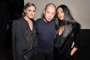 Olivia Palermo, Jason Wu and friend