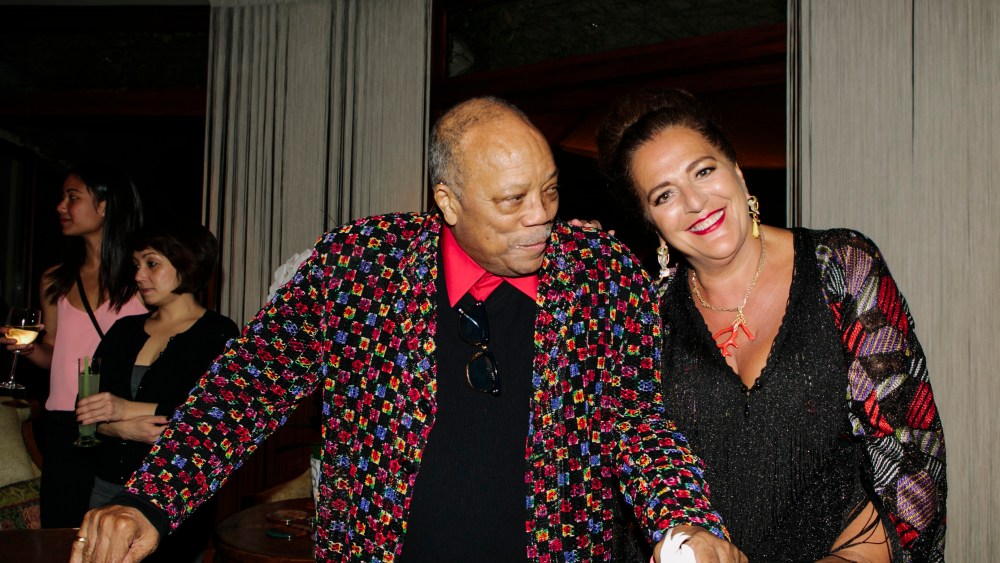 Quincy Jones and Angela Missoni