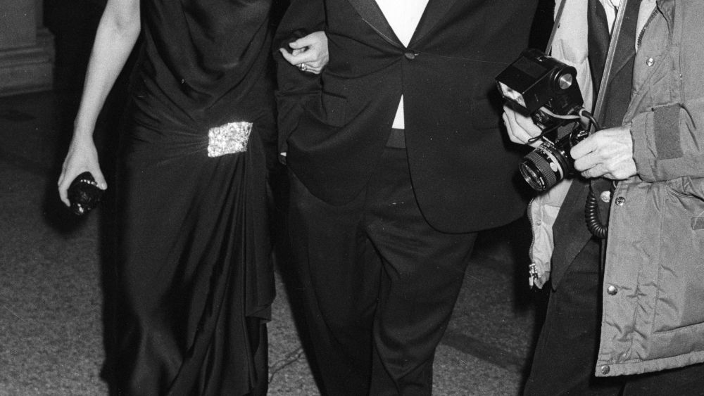 Samuel Irving Newhouse Jr. and friend talk to photographer Bill Cunningham during the Metropolitan Museum of Art Costume Institute's annual gala to celebrate the 'Teatre de la Mode' exhibition on December 4, 1990 in New York...Article title: 'Eye: Hello DollyMetropolitan Museum of Art Costume Institute 1990 Gala, New York