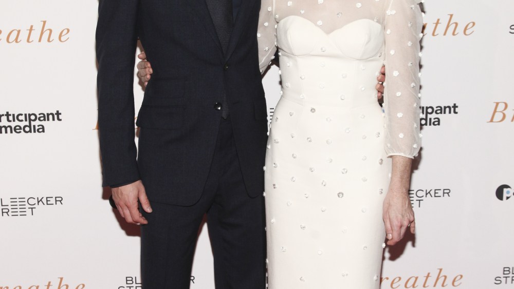 Andrew Garfield, Claire Foy. Andrew Garfield, left, and Claire Foy, right, attend a special screening of "Breathe" at AMC Loews Lincoln Square, in New YorkNY Special Screening of "Breathe", New York, USA - 09 Oct 2017