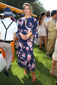 Ali LarterVeuve Cliquot Polo Classic, Inside, Los Angeles, USA - 14 Oct 2017