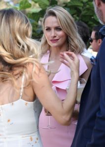 Shantel VanSantenVeuve Cliquot Polo Classic, Inside, Los Angeles, USA - 14 Oct 2017