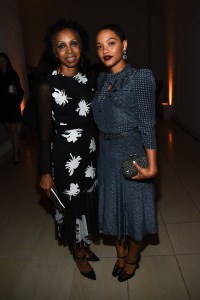 Nina Shaw and Kiersey ClemmonsHammer Museum's Gala in the Garden, Inside, Los Angeles, USA - 14 Oct 2017