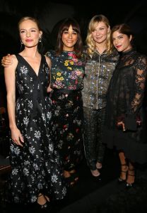 Kate Bosworth, Rashida Jones, Kirsten Dunst and Selma Blair in the front rowErdem x H&M Launch event, Front Row, Los Angeles, USA - 18 Oct 2017