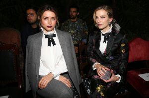 Ana de Armas and Sylvia Hoeks in the front rowErdem x H&M Launch event, Front Row, Los Angeles, USA - 18 Oct 2017