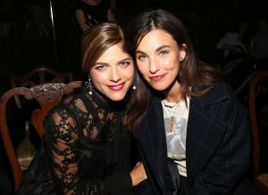 Selma Blair and Rainey Qualley in the front rowErdem x H&M Launch event, Front Row, Los Angeles, USA - 18 Oct 2017