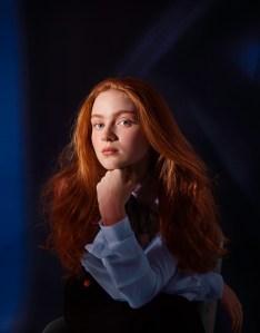 Photoshoot of Sadie Sink of Stranger Things Portrait