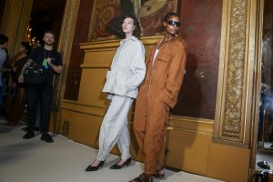 Backstage at Stella McCartney RTW Spring 2018