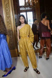 Backstage at Stella McCartney RTW Spring 2018