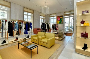 The women's department in the LV flagship on Place Vendôme