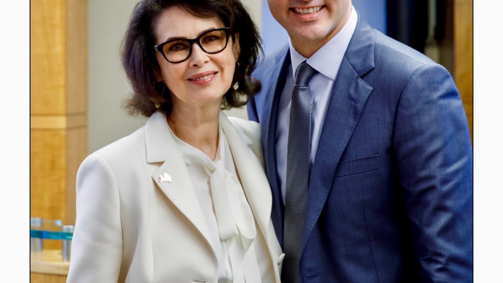 Dayle Haddon Teams with Justin Trudeau to Help Empower Girls, Women