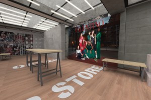 The VLTN pop-up in Tokyo.