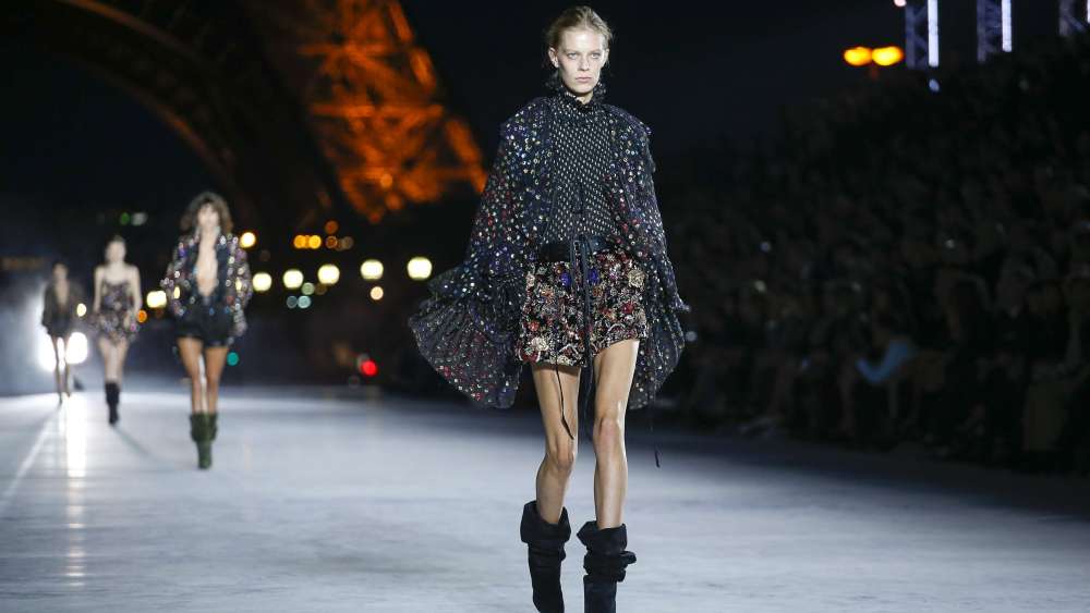Saint Laurent RTW Spring 2018.