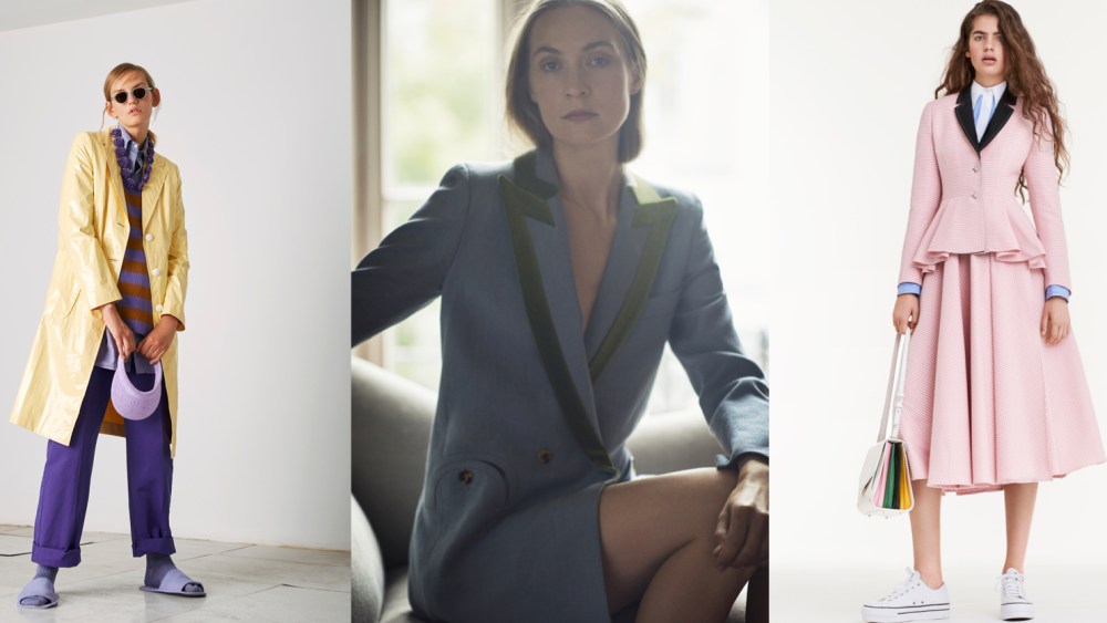 Looks from Attico end The Gigi spring 2018 collections