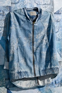 A floral jacquard by Era Denim Garment Group. 