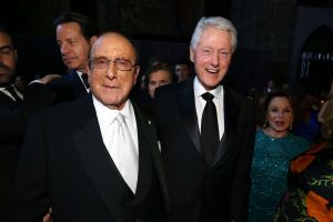 Bill Clinton, Clive DavisElton John Aids Foundation Fall Gala, Inside, New York, USA - 07 Nov 2017