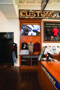 Customers can create their own crewneck sweaters.
