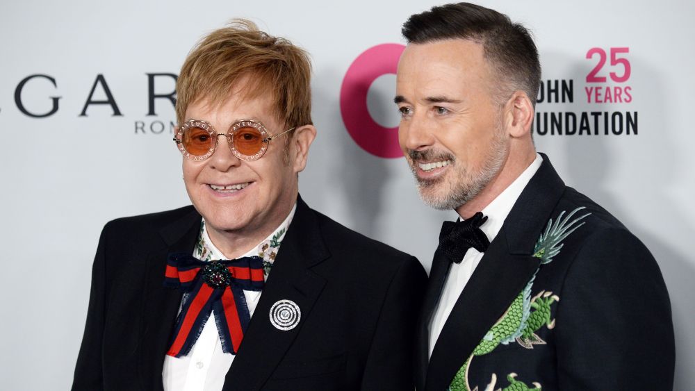 Sir Elton John, David FurnishElton John Aids Foundation Fall Gala, Arrivals, New York, USA - 07 Nov 2017