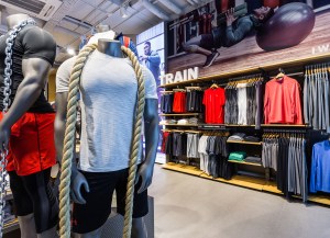 The Under Armour store in Moscow