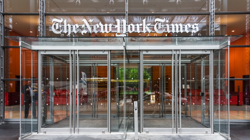 The New York Times Touts Multiplatform Approach at NewFronts