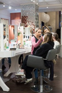 The scene at Blushington's Upper East Side location.