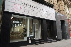 The site's beauty editors curated a selection of Nordstrom products for visitors to experiment with in the space.