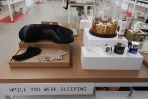 The site's beauty editors curated a selection of Nordstrom products for visitors to experiment with in the space.