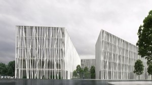 Rudy Ricciotti’s design for the future Chanel Métiers d’Art establishment near Paris.