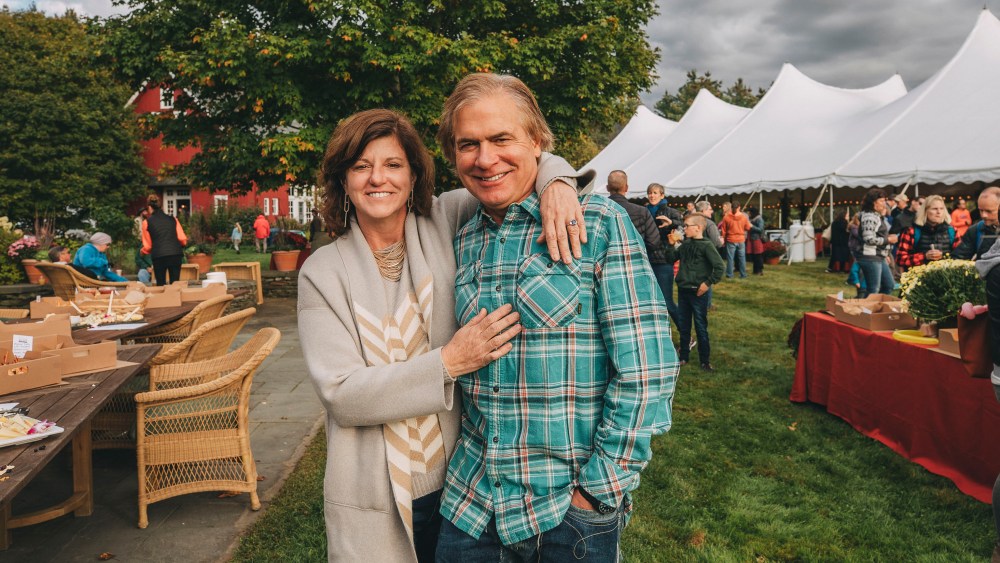 Donna Carpenter and her husband Jake Burton.