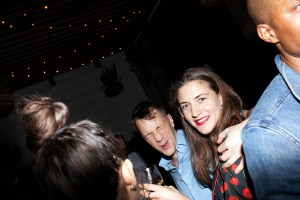 The scene at the Genieve Figgis book launch dinner.
