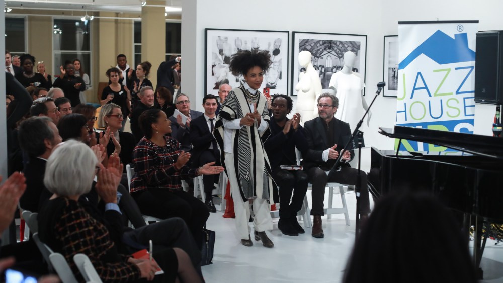 Esperanza Spalding==Ralph Pucci 2nd Annual Jazz Set==Ralph Pucci at 44 West 18th Street, NYC==December 4, 2017==©Patrick McMullan==Photo - Gonzalo Marroquin/PMC====