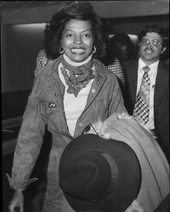 Diana Ross Pop Singer Arriving At London Airport Today.Diana Ross Pop Singer Arriving At London Airport Today.