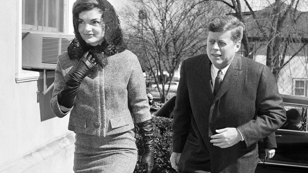 John F. Kennedy, Jacqueline Kennedy President John F. Kennedy and first lady Jacqueline Kennedy arrive at the Middleburg Community Center to attend Roman Catholic services in Middleburg, Virginia, . The Kennedys are spending the weekend at their Glen Ora estate near hereJohn F. Kennedy And Jackie, Middleburg, USA