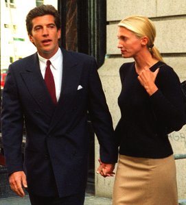 KENNEDY BESSETTE John F. Kennedy Jr., left, and his bride, Carolyn Bessette, leave their New York apartment, the day after returning from their honeymoon in Turkey. This was the first time the couple has been seen together in public since their returnKENNEDY, NEW YORK, USA