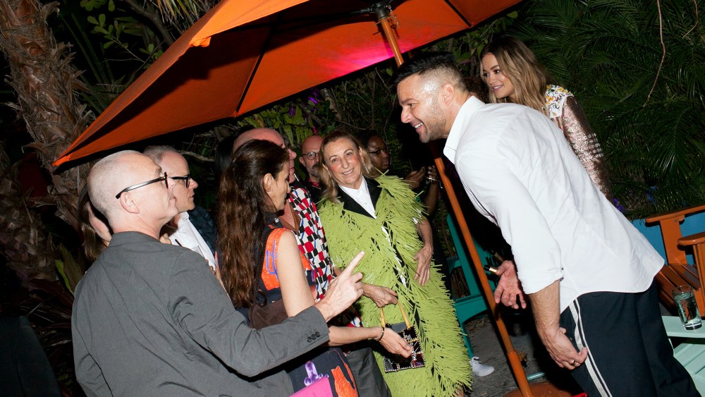 Miuccia Prada, Ricky Martin and Rita Ora.