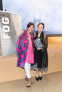 SAN FRANCISCO, CA - January 11 -  Christina Kim and Alice Waters attend Innovators Luncheon - FOG Design+Art on January 11th 2018 at Fort Mason Center in San Francisco, CA (Photo - Drew Altizer)